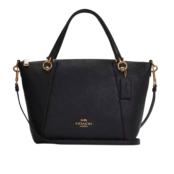 Coach Kacey Satchel Black - Picture 1 of 3
